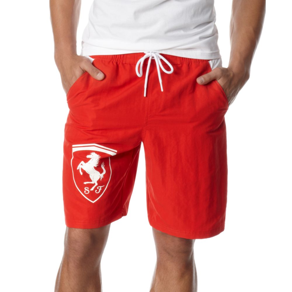 Lyst PUMA Ferrari Board Shorts in Red for Men