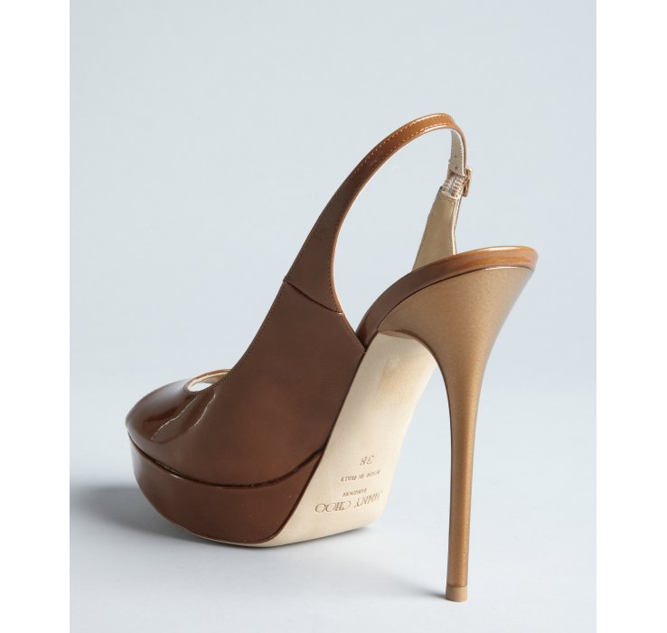 jimmy choo tan heels