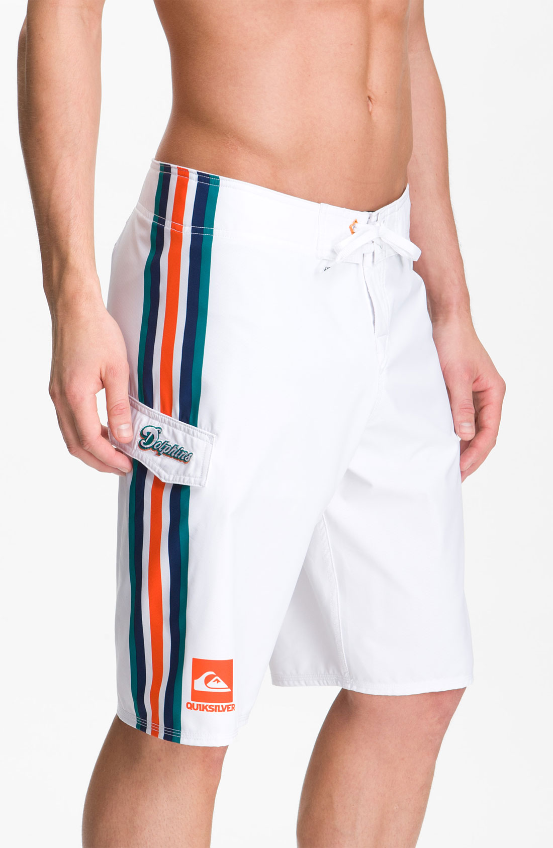 Quiksilver Miami Dolphins Board Shorts in White for Men | Lyst