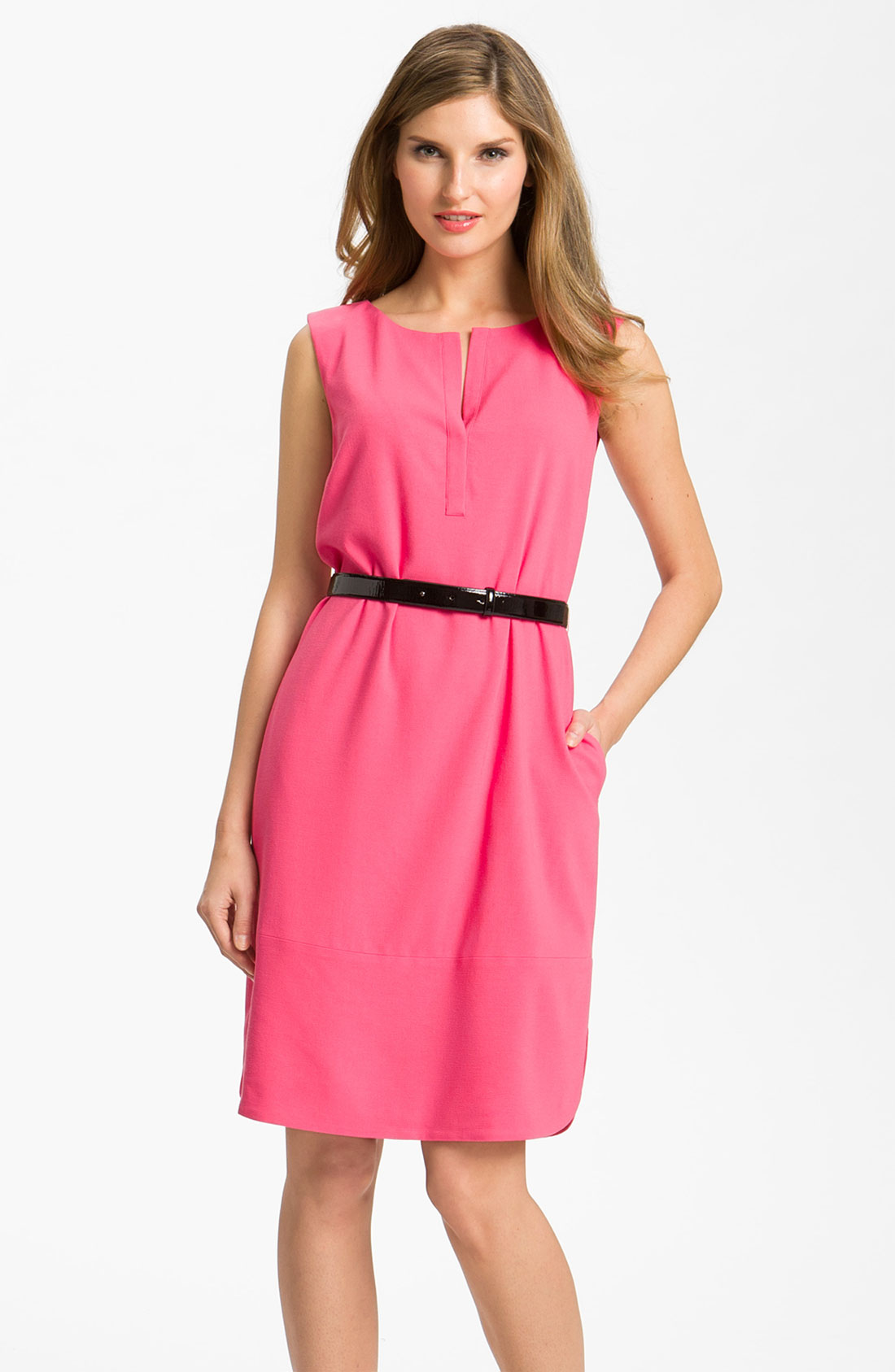 Classiques Entier Canyon Weave Dress in Pink (red rouge) | Lyst