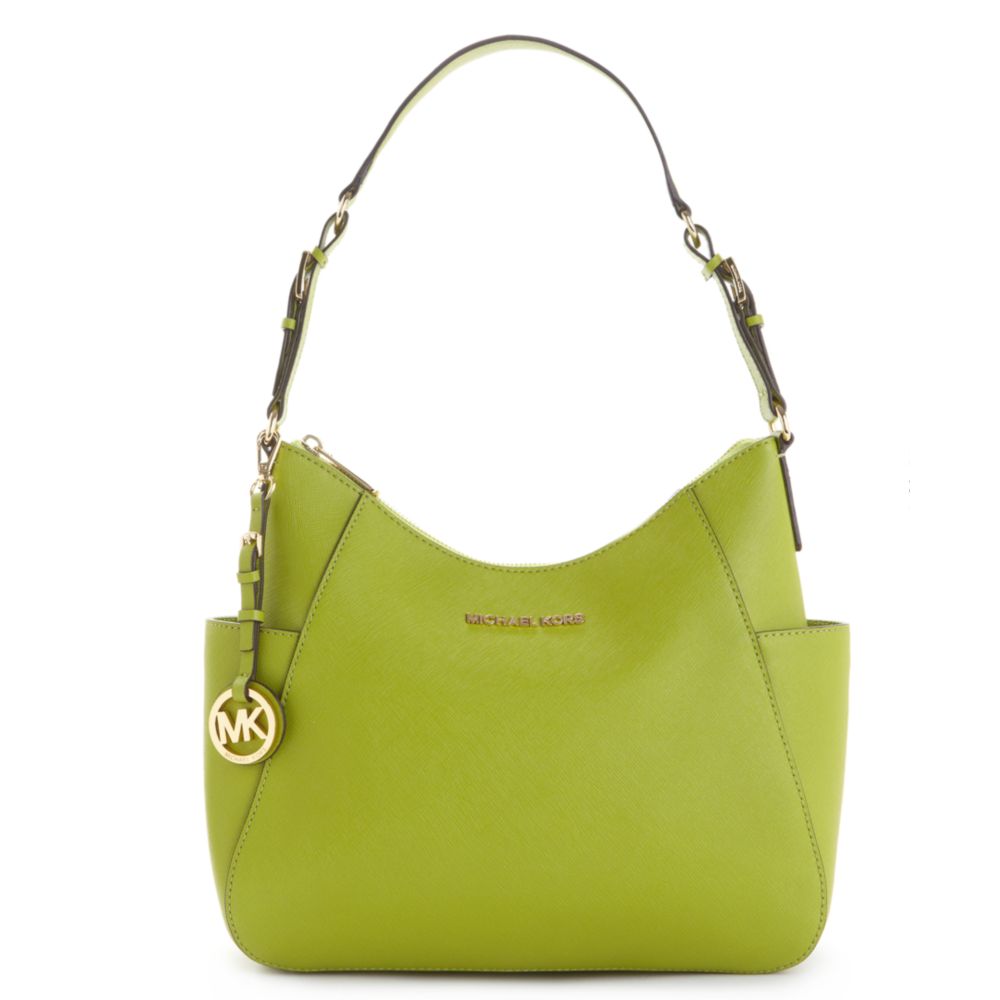 Lyst Michael Kors Jet Set Travel Saffiano Leather Medium Shoulder Gallery