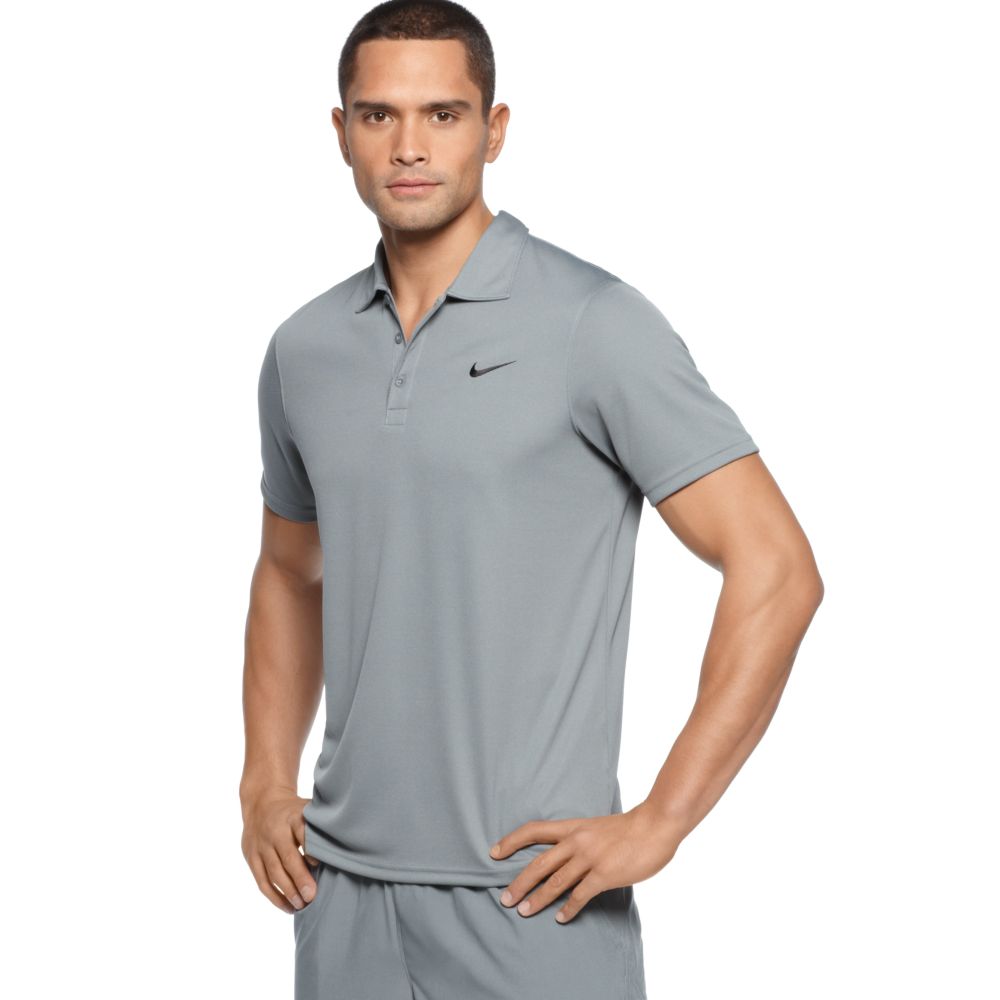  Nike  Lightweight Drifit Polo  Shirt  in Gray for Men Lyst