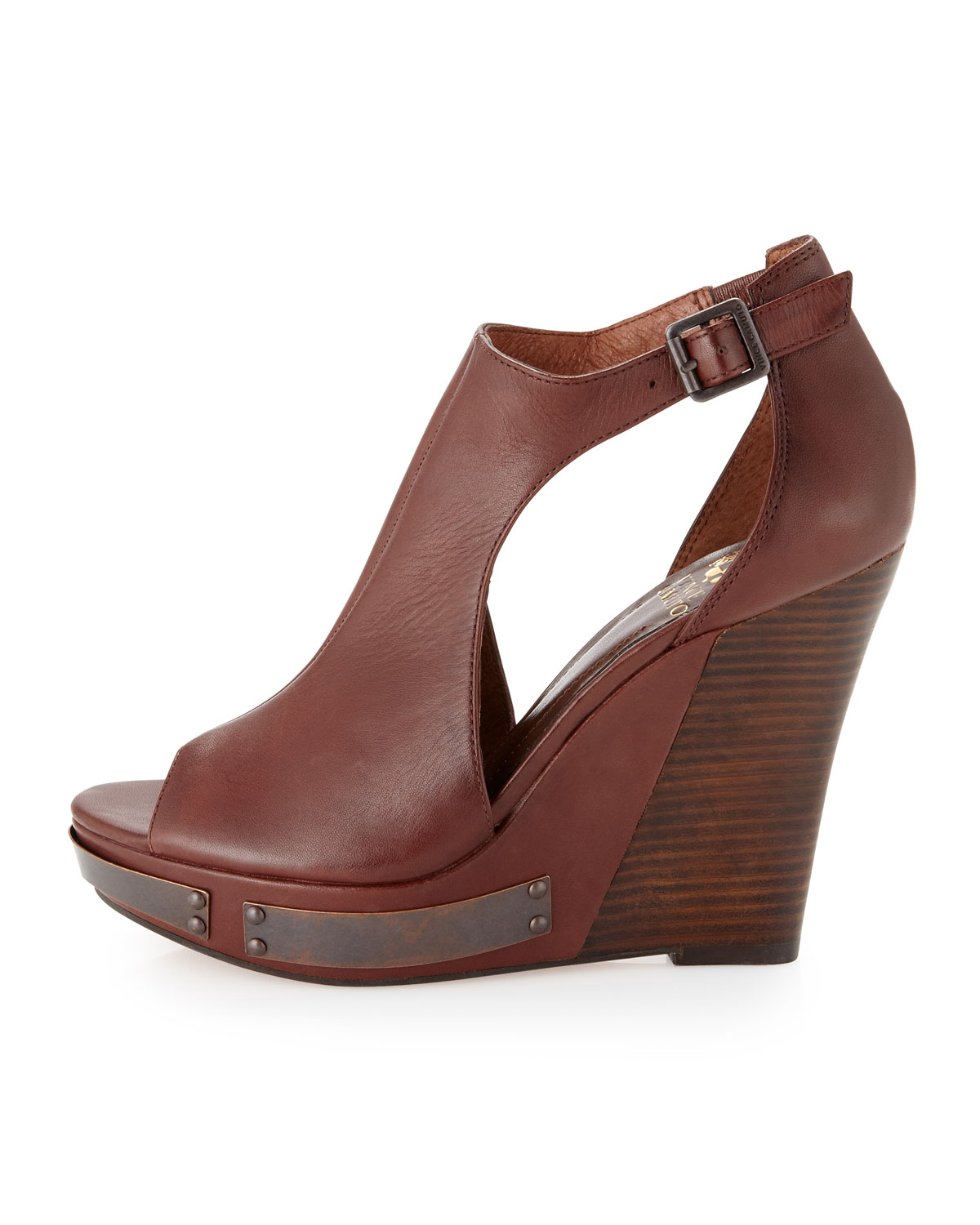 vince camuto brown wedges