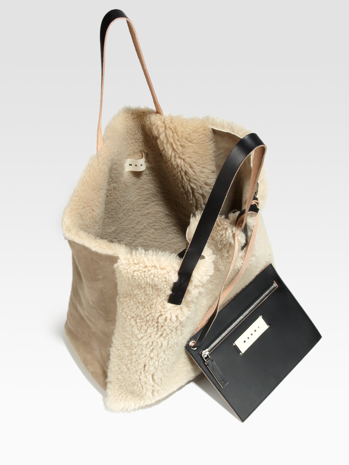 marni shearling bag