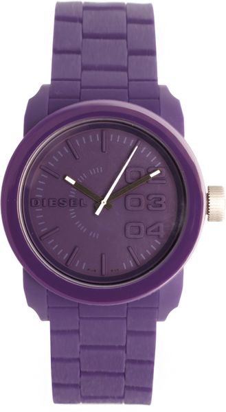 Diesel Purple Rubber Strap Purple Dial Watch in Purple for Men | Lyst