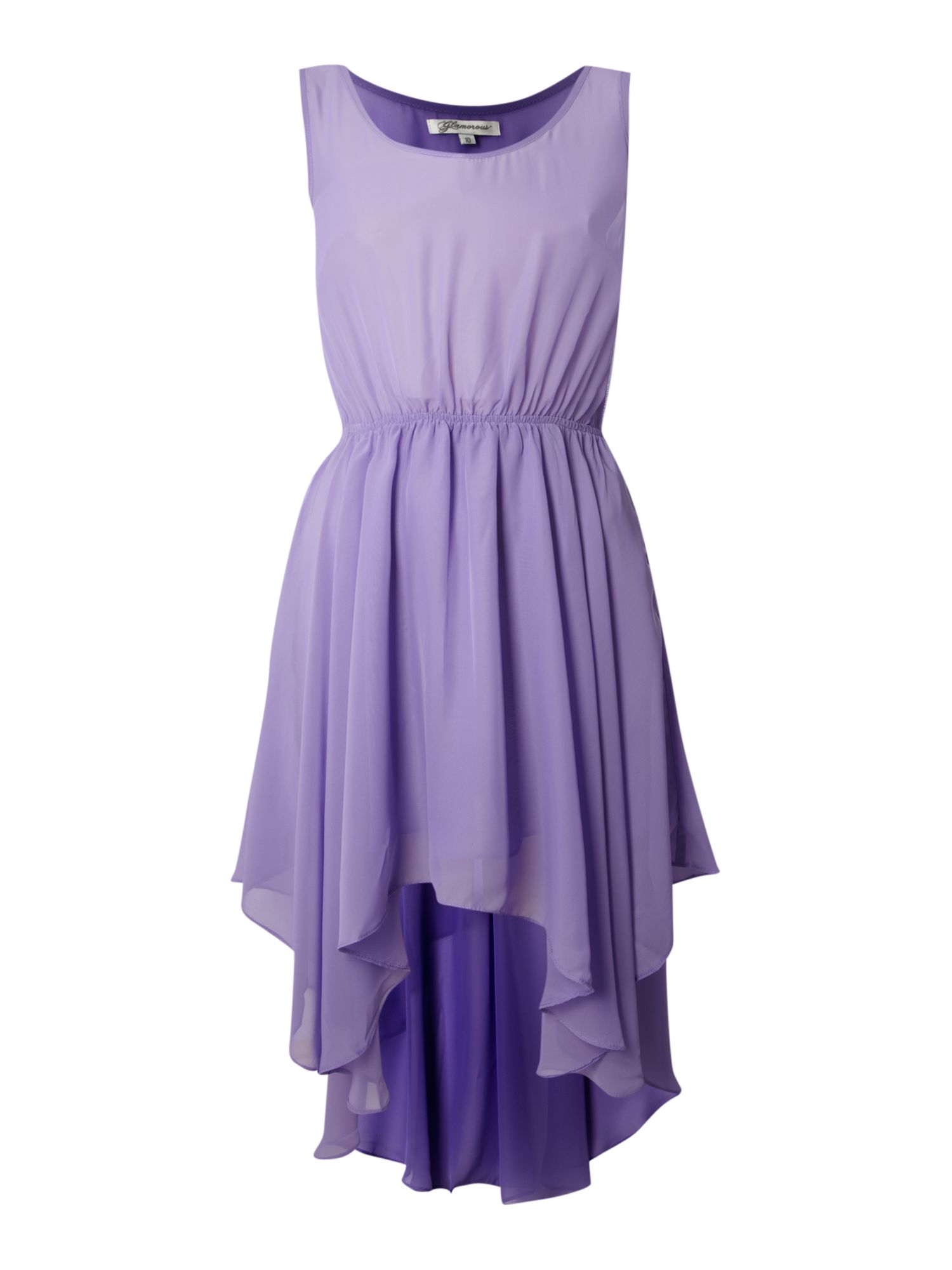 Glamorous Dress High Low in Purple (lilac) | Lyst