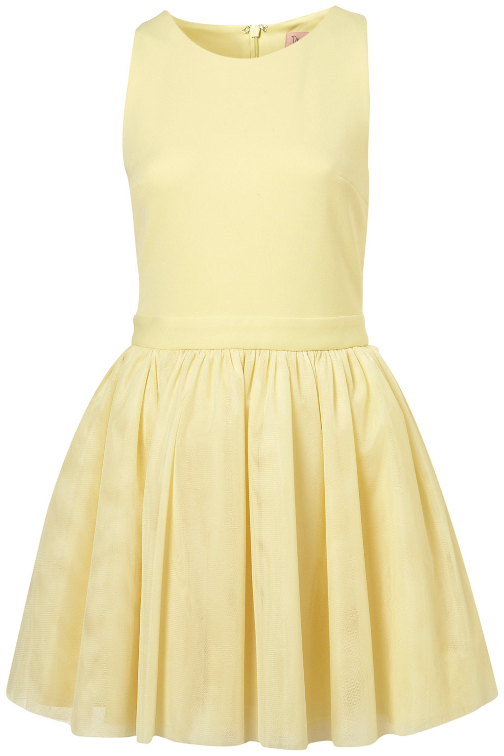 Topshop Lemon Tulle Skirt Dress By Dress Up Topshop in Yellow | Lyst