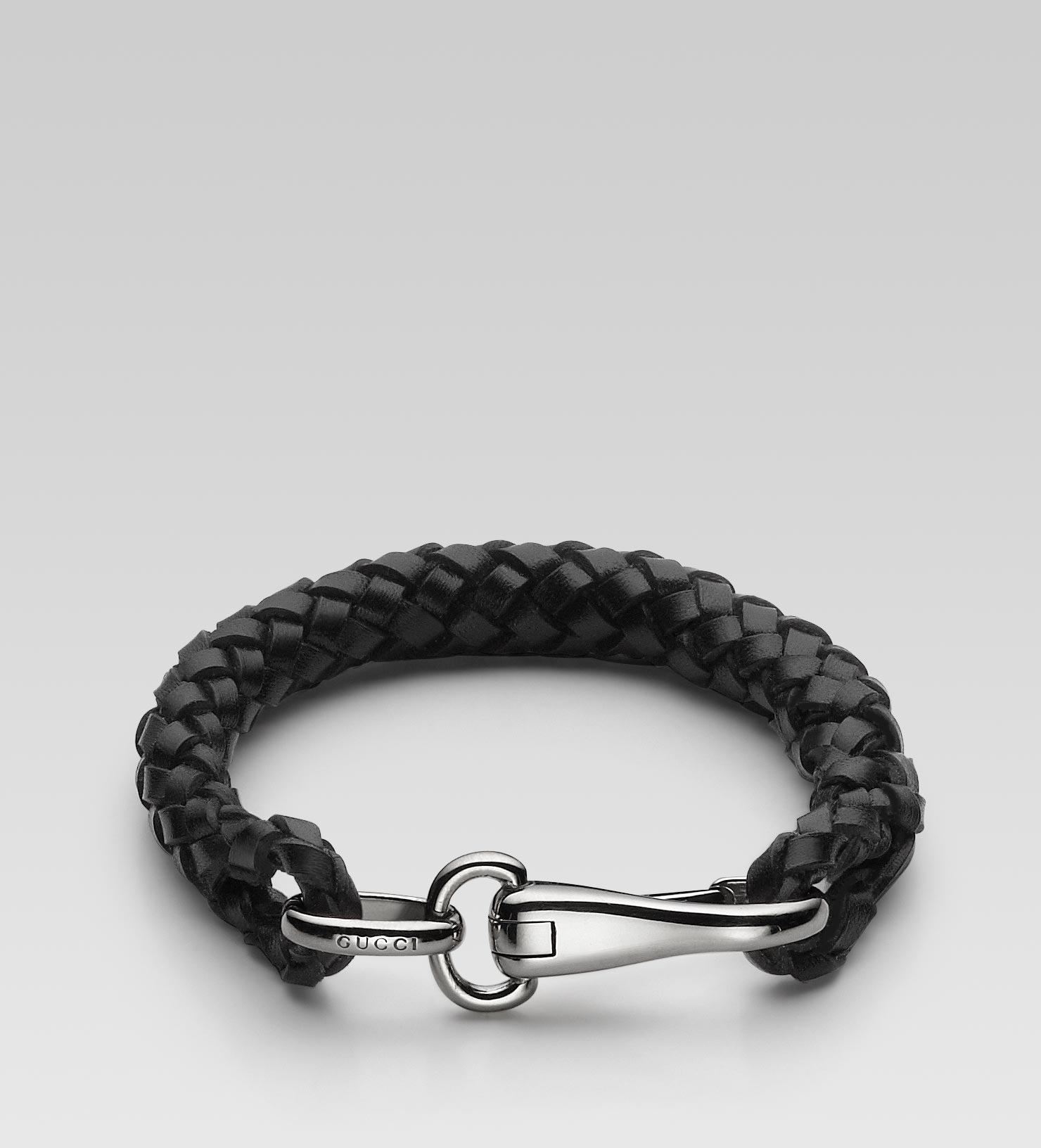 Lyst Gucci Bracelet With Clasp In Black For Men Gallery