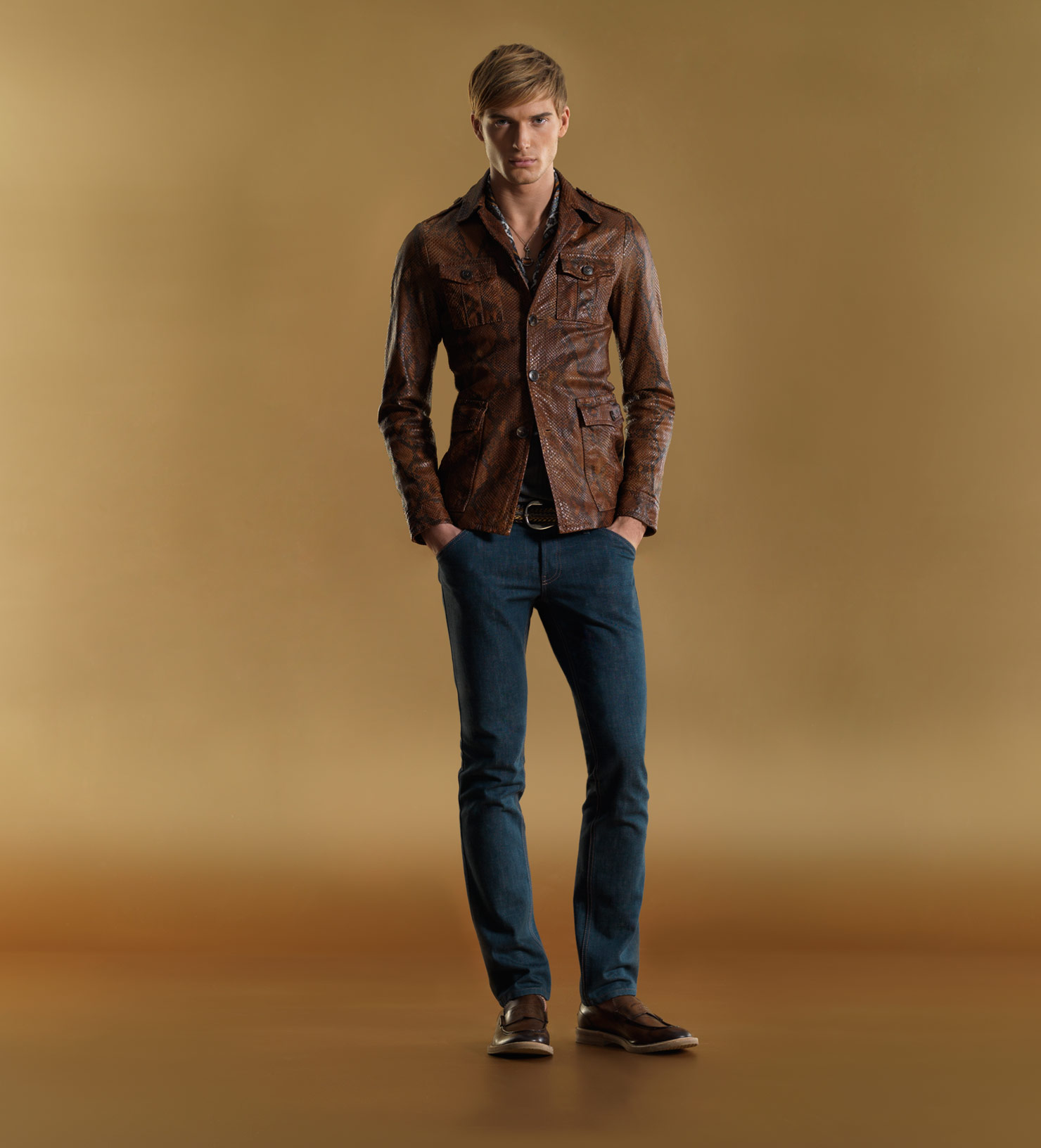 Gucci Safari Jacket In Brown For Men Lyst Gallery