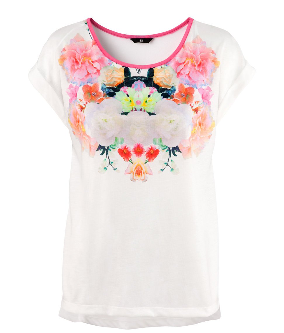 h&m floral shirt women's