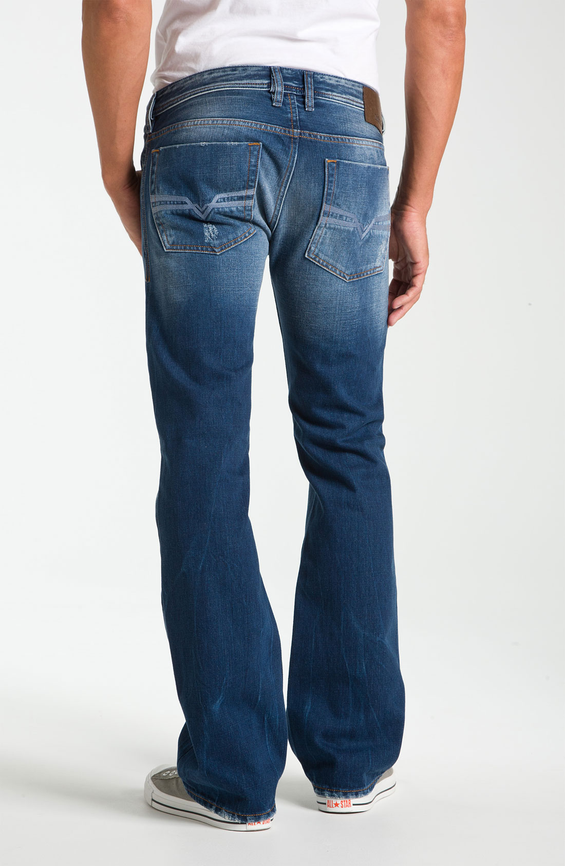 Diesel Zatiny Bootcut Jeans in Blue for Men (885w) | Lyst