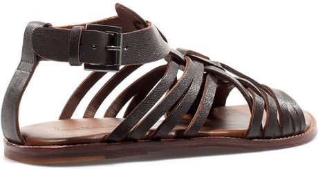 Zara Crossover Gladiator Sandal in Brown for Men | Lyst