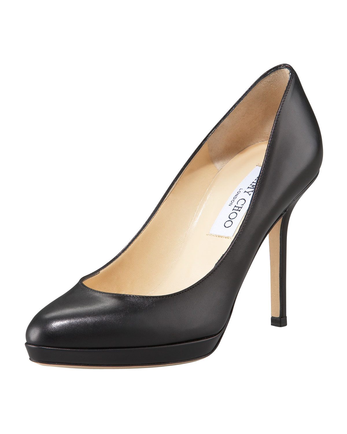 Jimmy choo Aimee Platform Pump in Black | Lyst