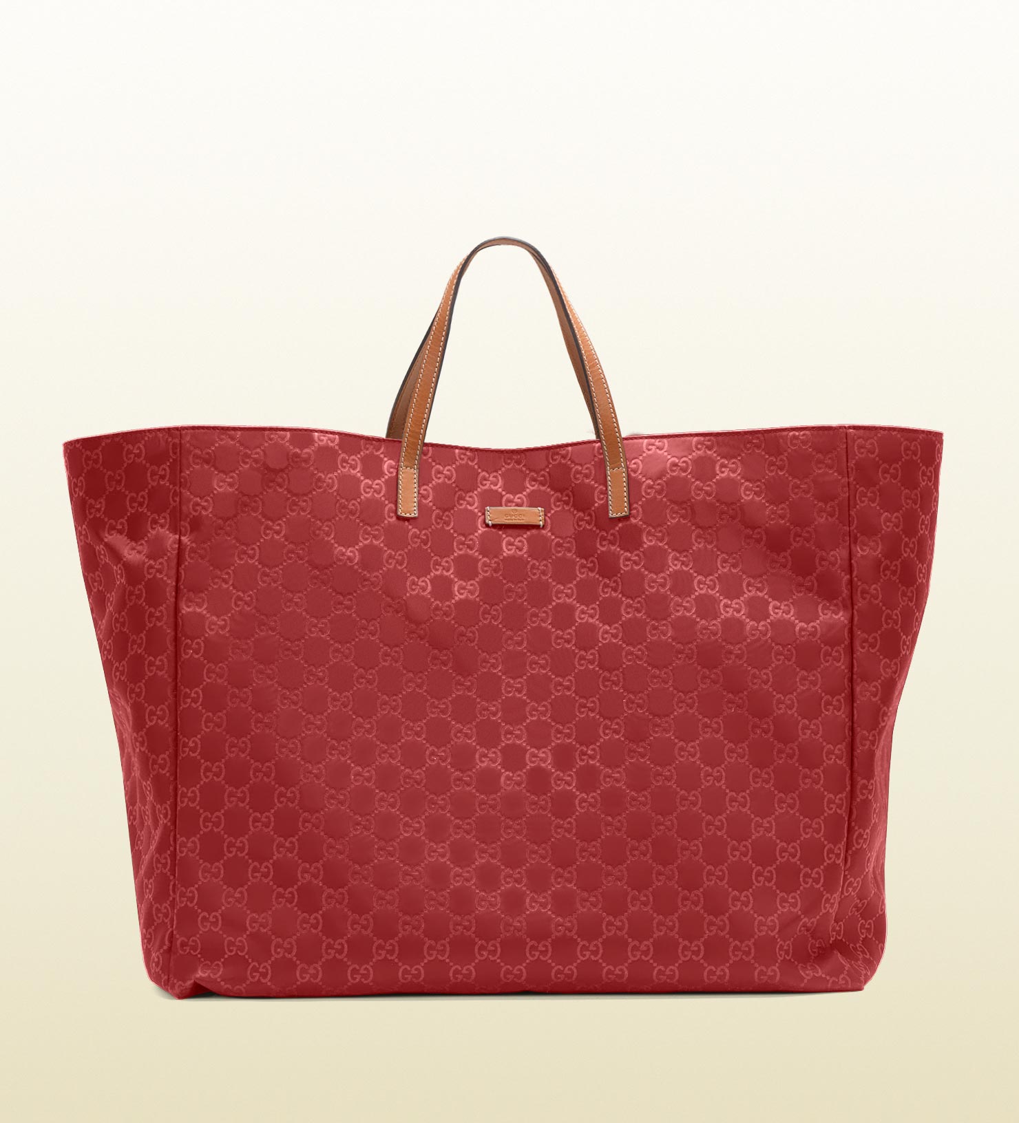 Lyst - Gucci Tote Bag in Red for Men