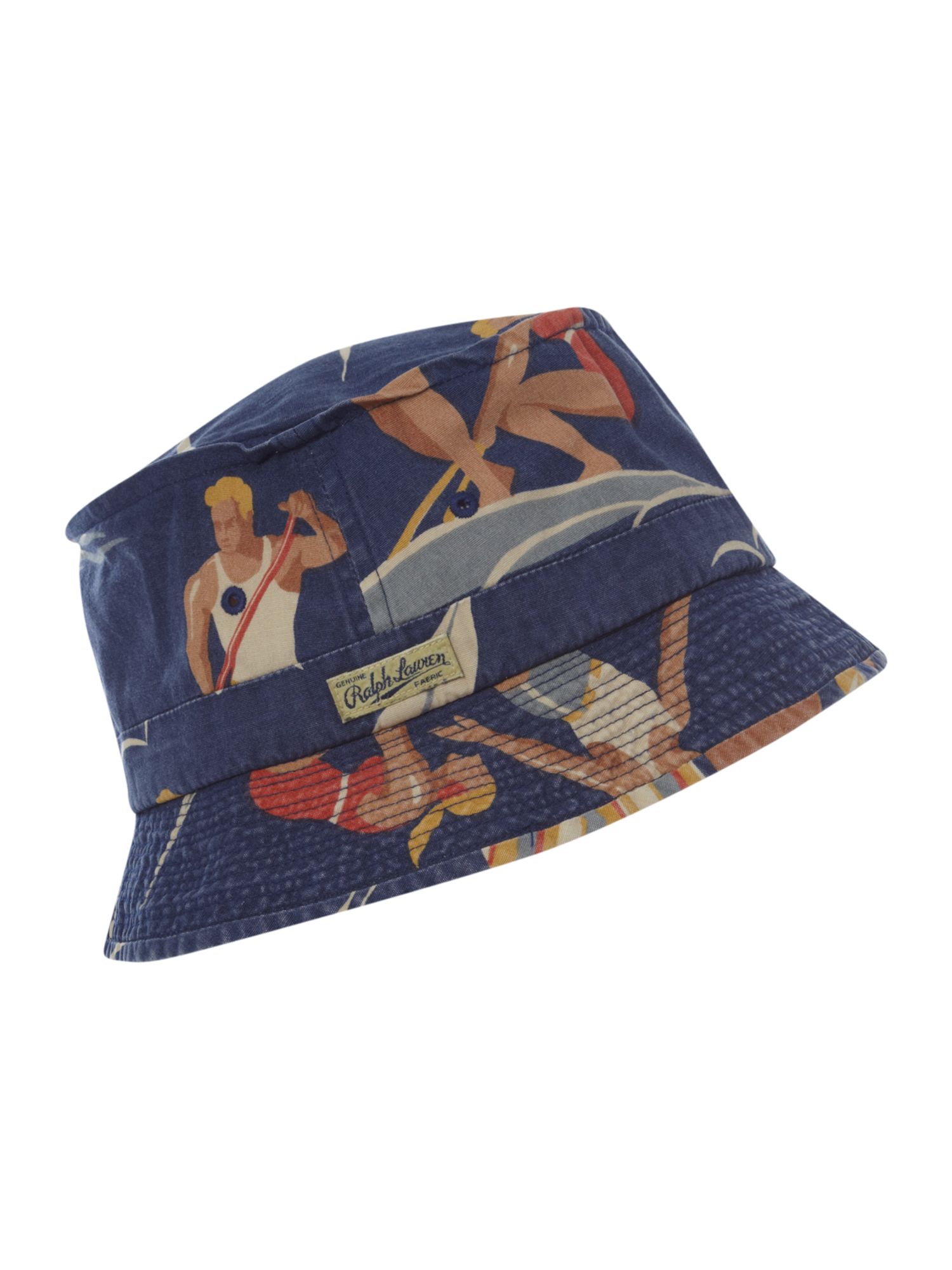 Polo ralph lauren Beach Scene Bucket Hat in Blue for Men Lyst