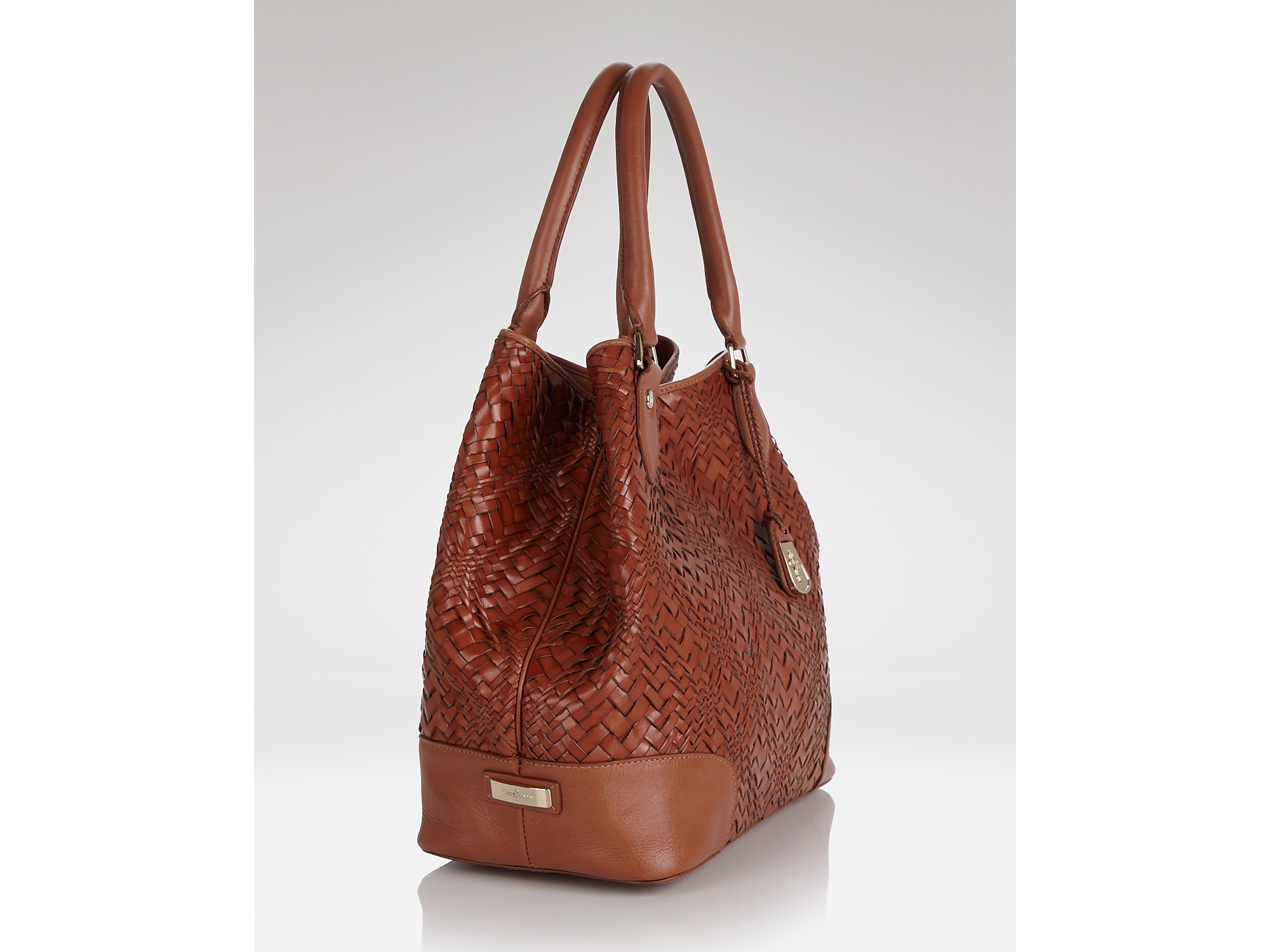 Lyst Cole Haan Tote Optical Weave Serena In Natural Gallery