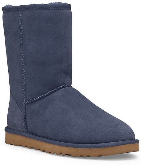 Ugg Classic Short Boots in Blue (navy) | Lyst