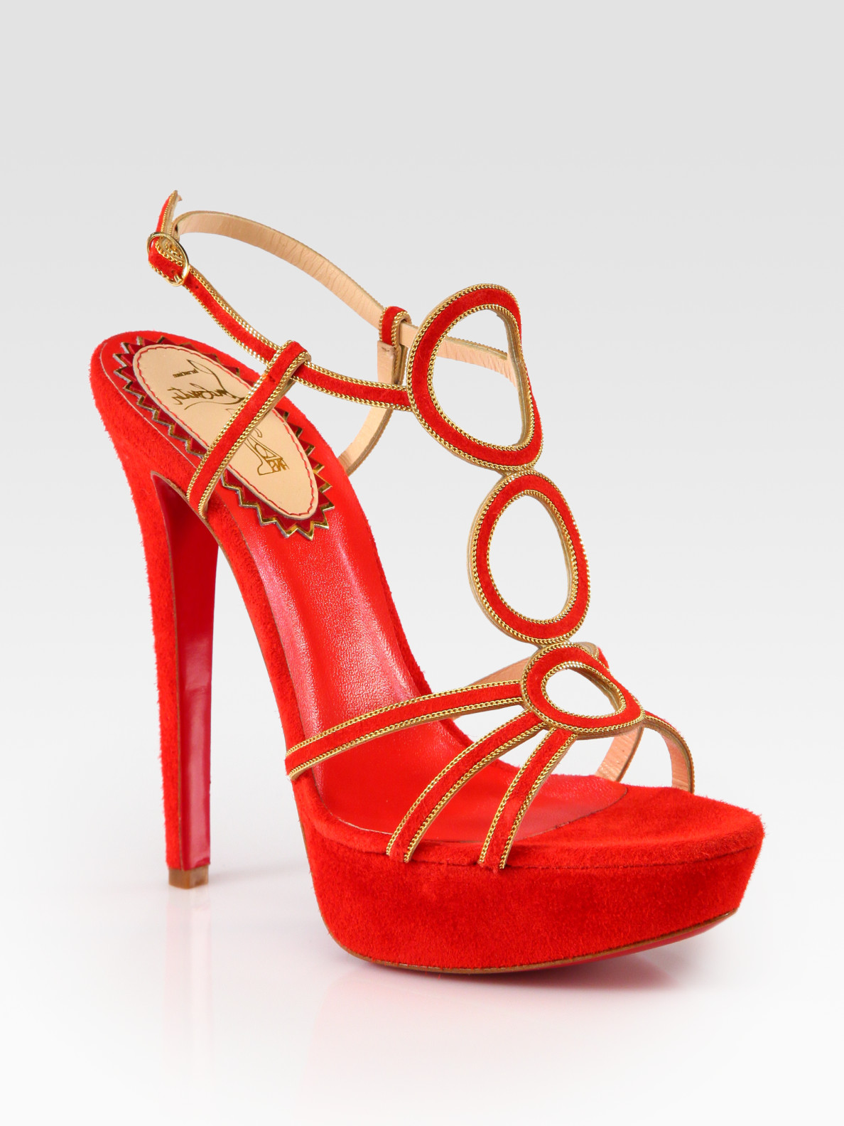louboutin red sandals