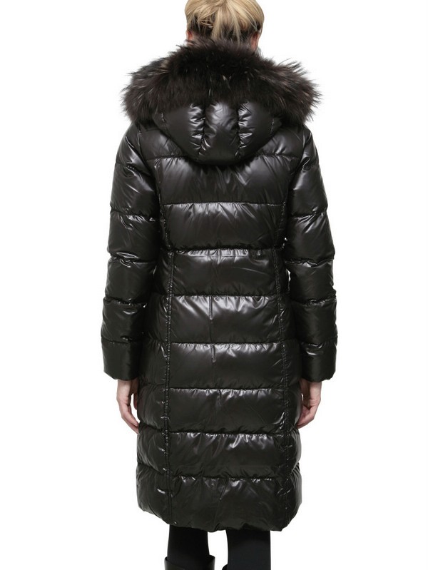 Duvetica Alia Shiny Nylon Down Jacket in Black | Lyst