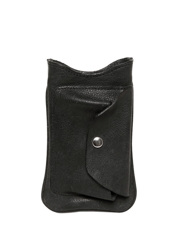 Maison Martin Margiela Dromedary Leather Iphone Ipod Case in Black for ...