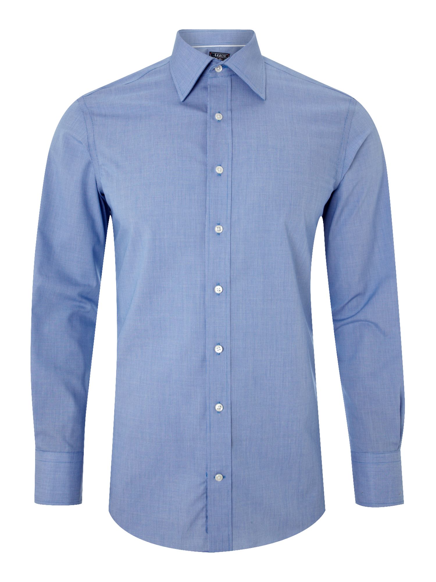 Arrow Long Sleeved Gingham Shirt in Blue for Men (red) | Lyst