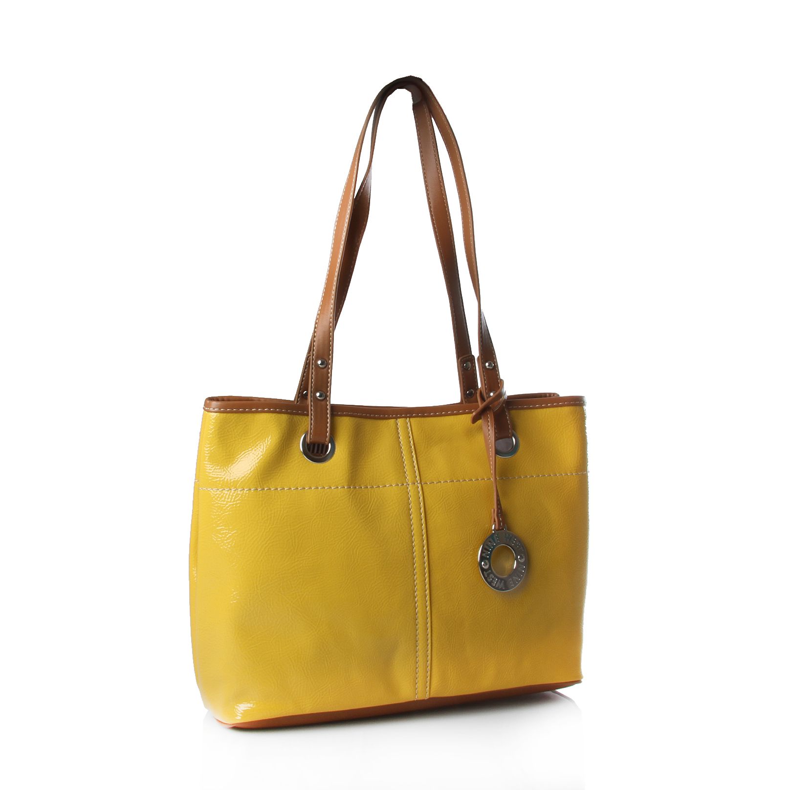 Nine West One Stop Shopper Med Bag in Yellow | Lyst