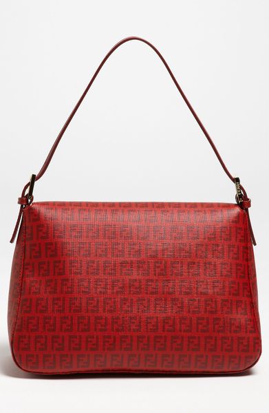 Fendi Forever Big Mamma Shoulder Bag in Red (bordeaux/gold) | Lyst