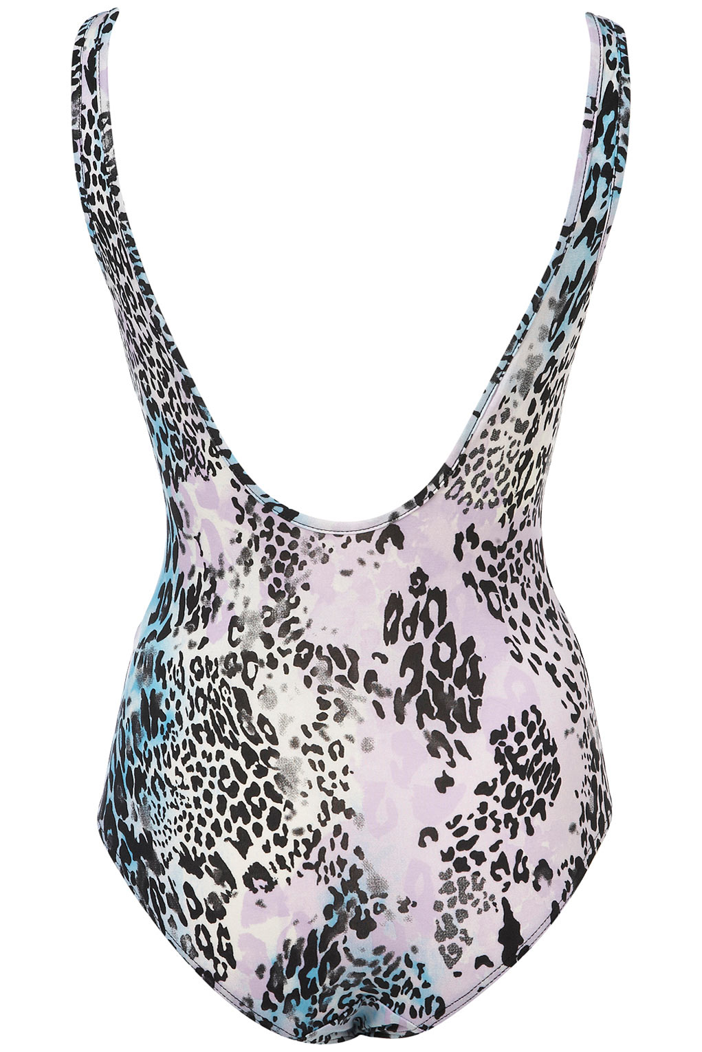 Lyst Pastel Animal Print Body in Black