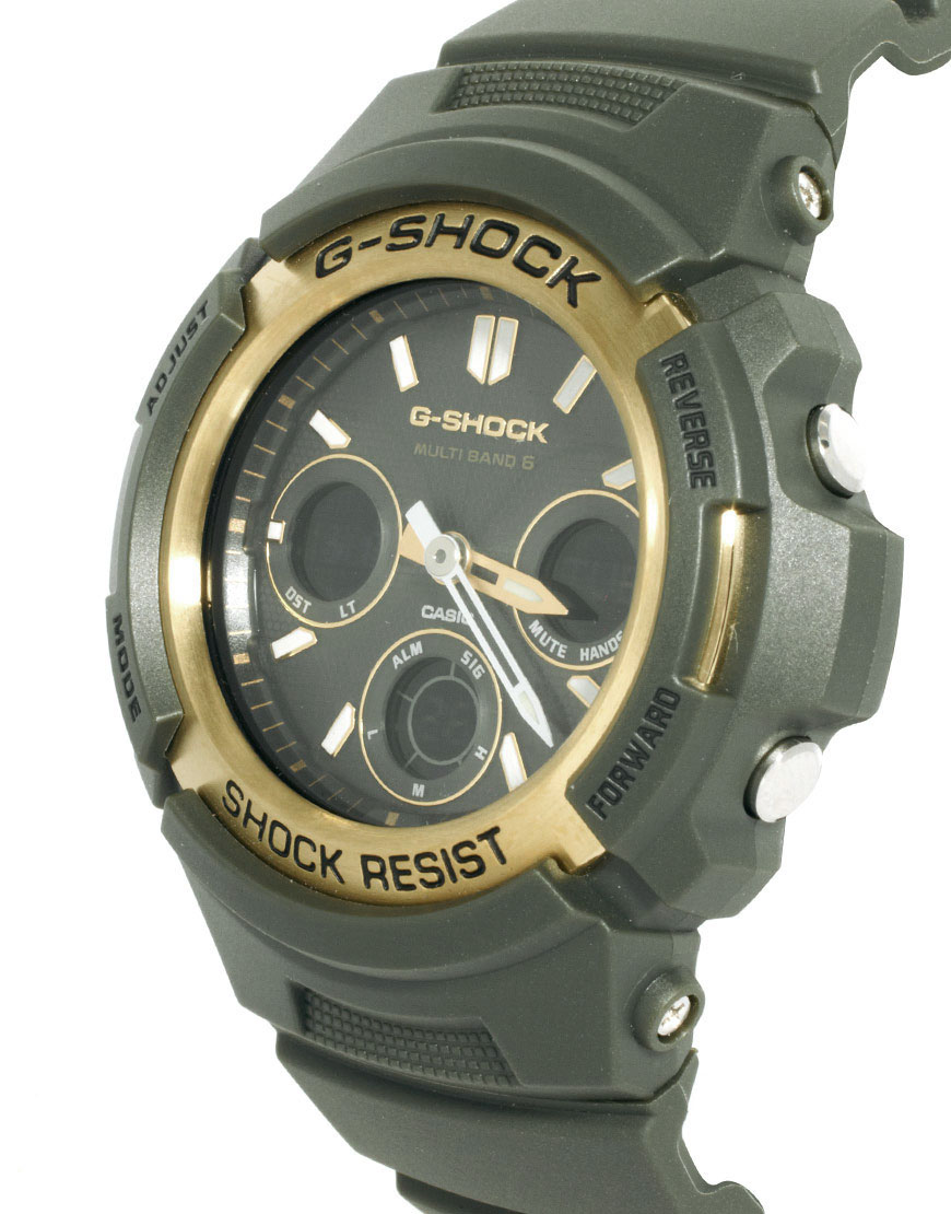 g shock mens watch green