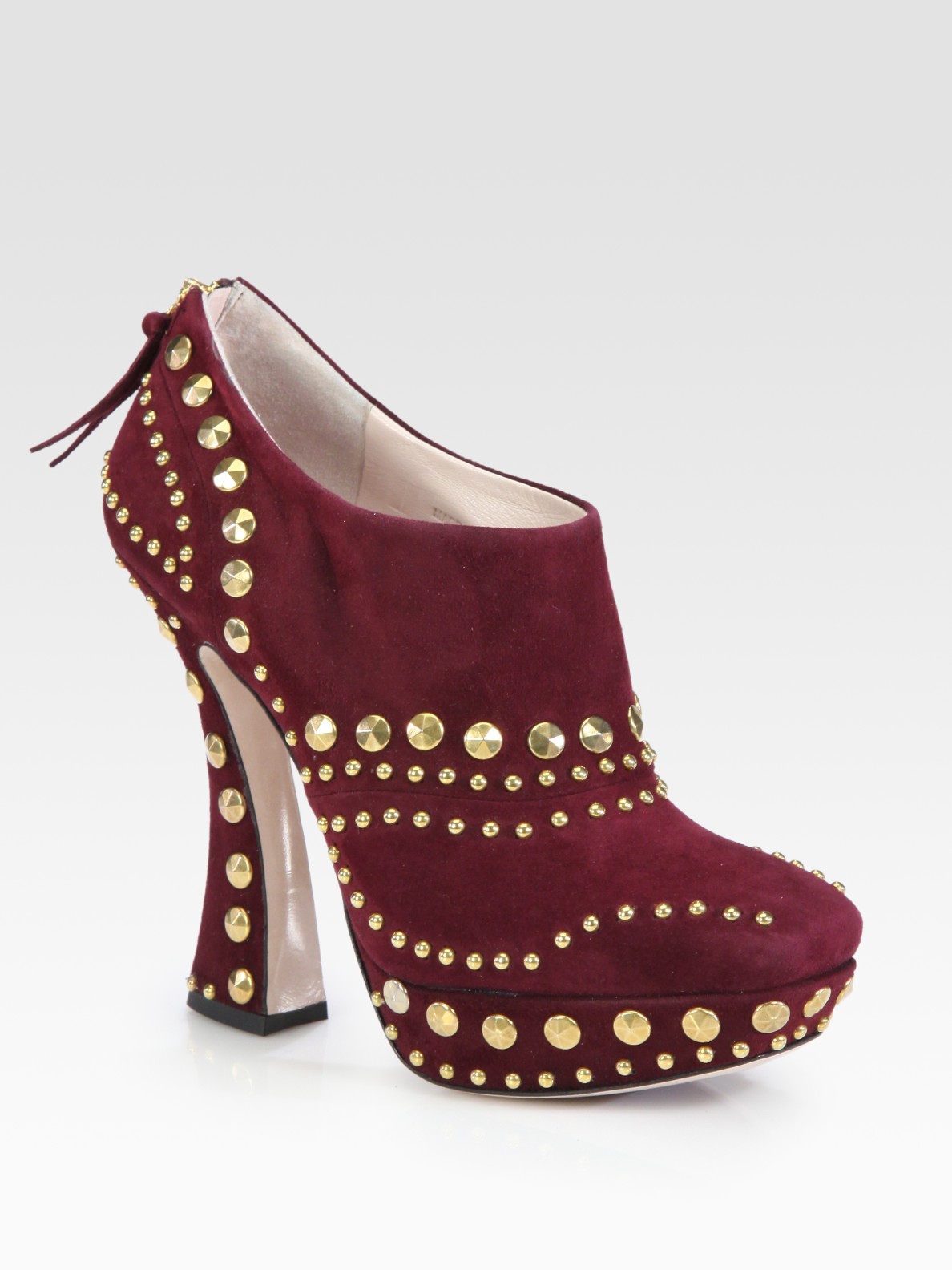 red heels with studs