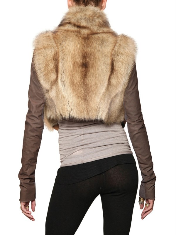 I Want Rick Owens Hun Jacket Types Of Fur Fisher Www Berabbity Com