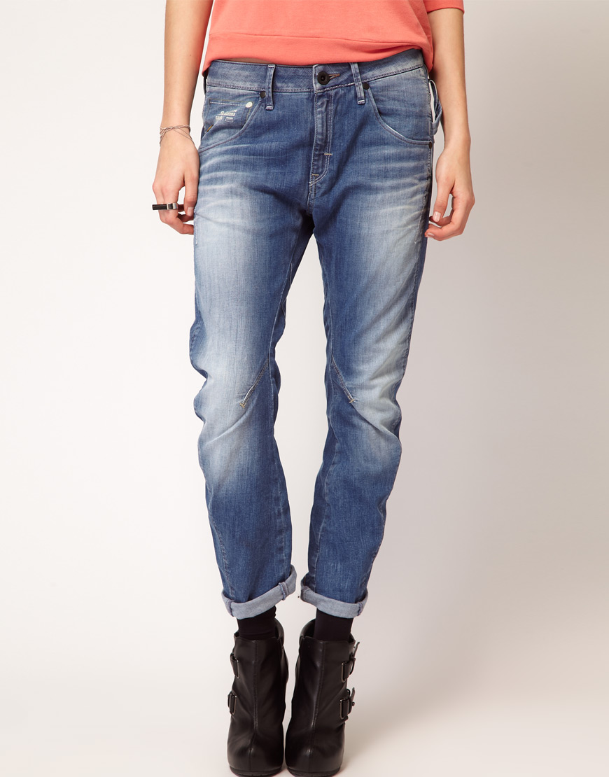 Lyst - G-Star Raw Gstar Washed Arc 3d Tapered Jeans in Blue