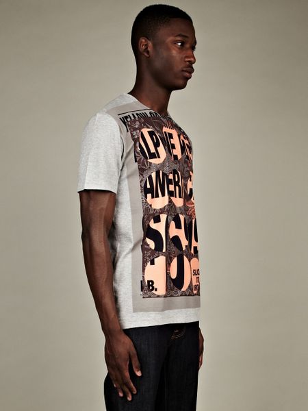 Marc Jacobs Bäst Printed T-shirt in Gray for Men (grey) | Lyst