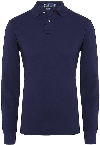 Polo Ralph Lauren Custom Fit Polo Shirt in Blue for Men (navy) | Lyst
