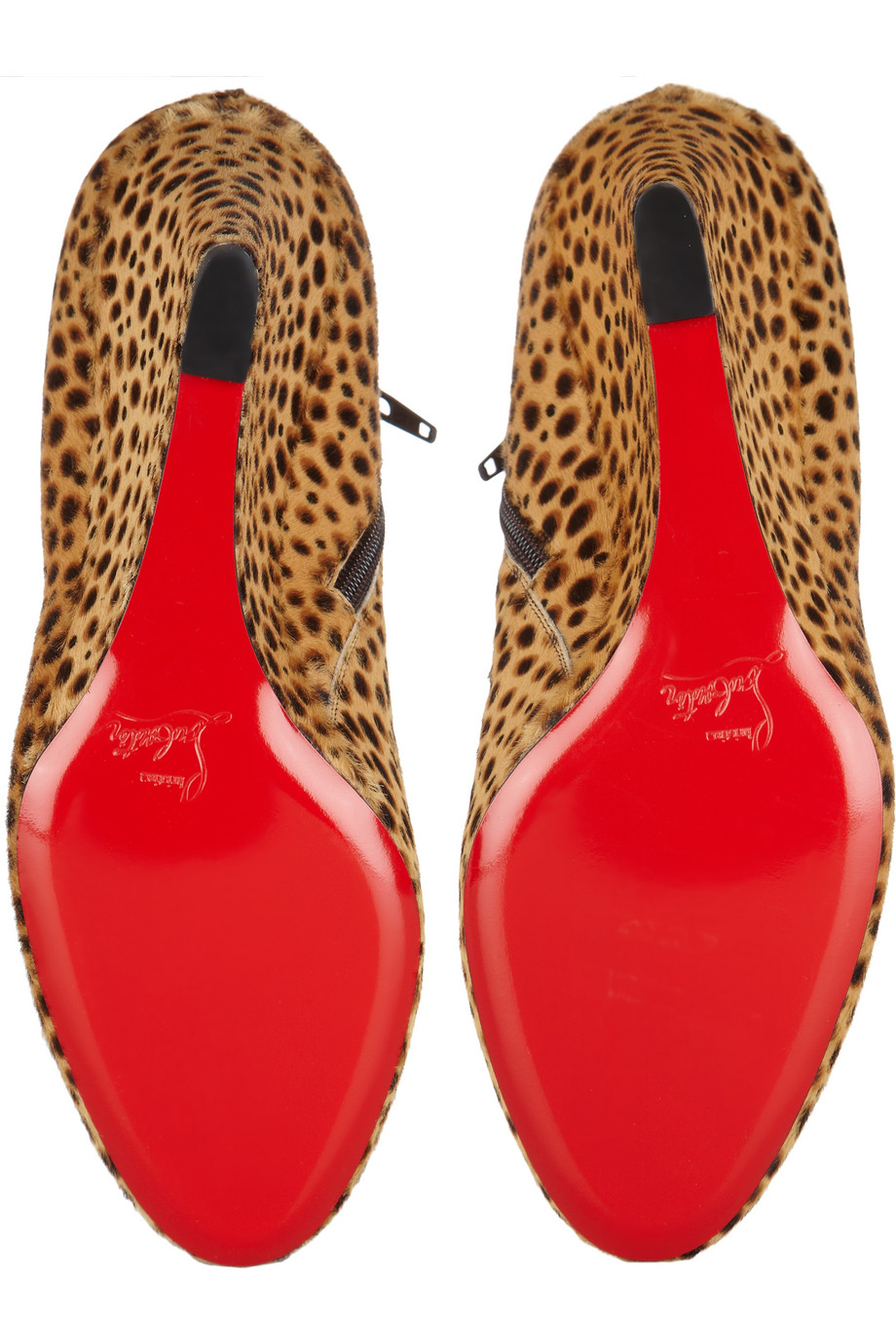 is the christian louboutin website fake - Christian louboutin Belle Zeppa 85 Printed Calf Hair Ankle Boots ...