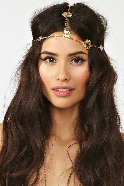 Nasty Gal Coin Headpiece in Gold | Lyst