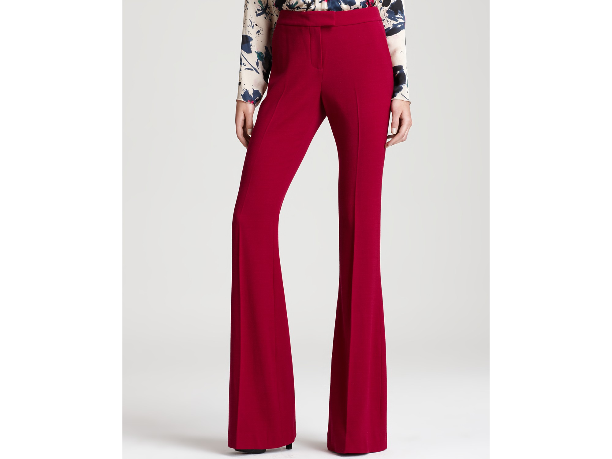 Lyst - Rachel Zoe Pants Hutton Flare in Red