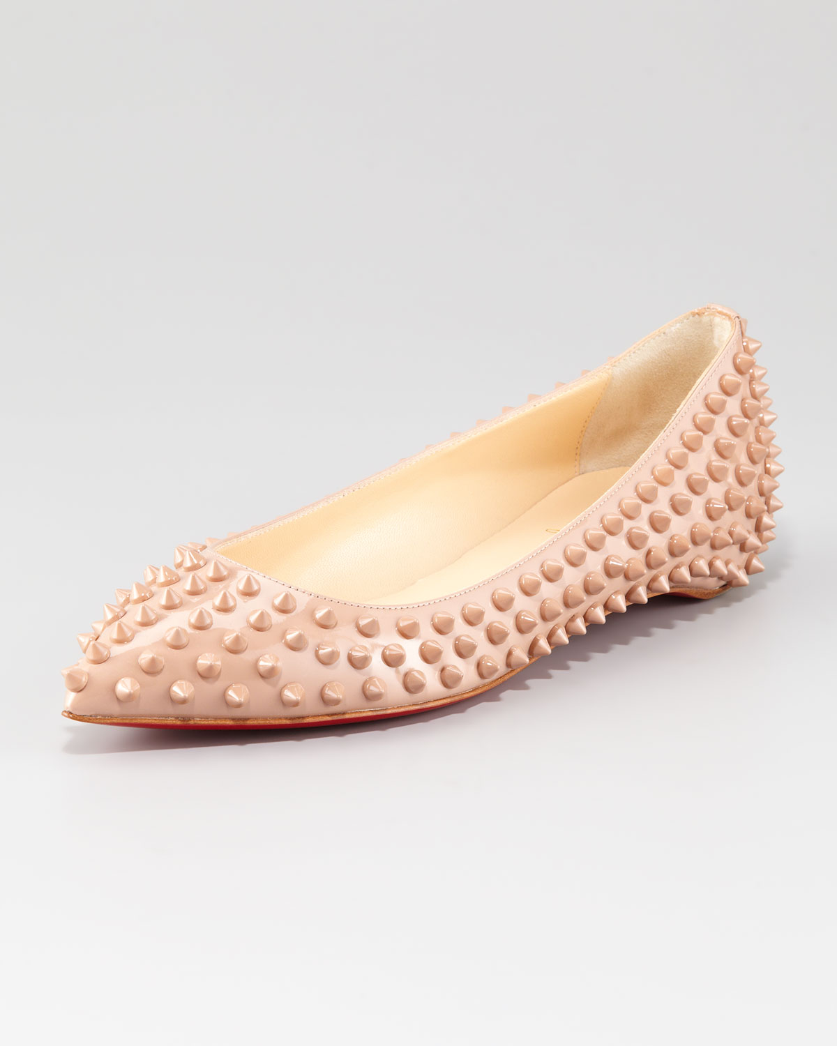 spiked flats shoes