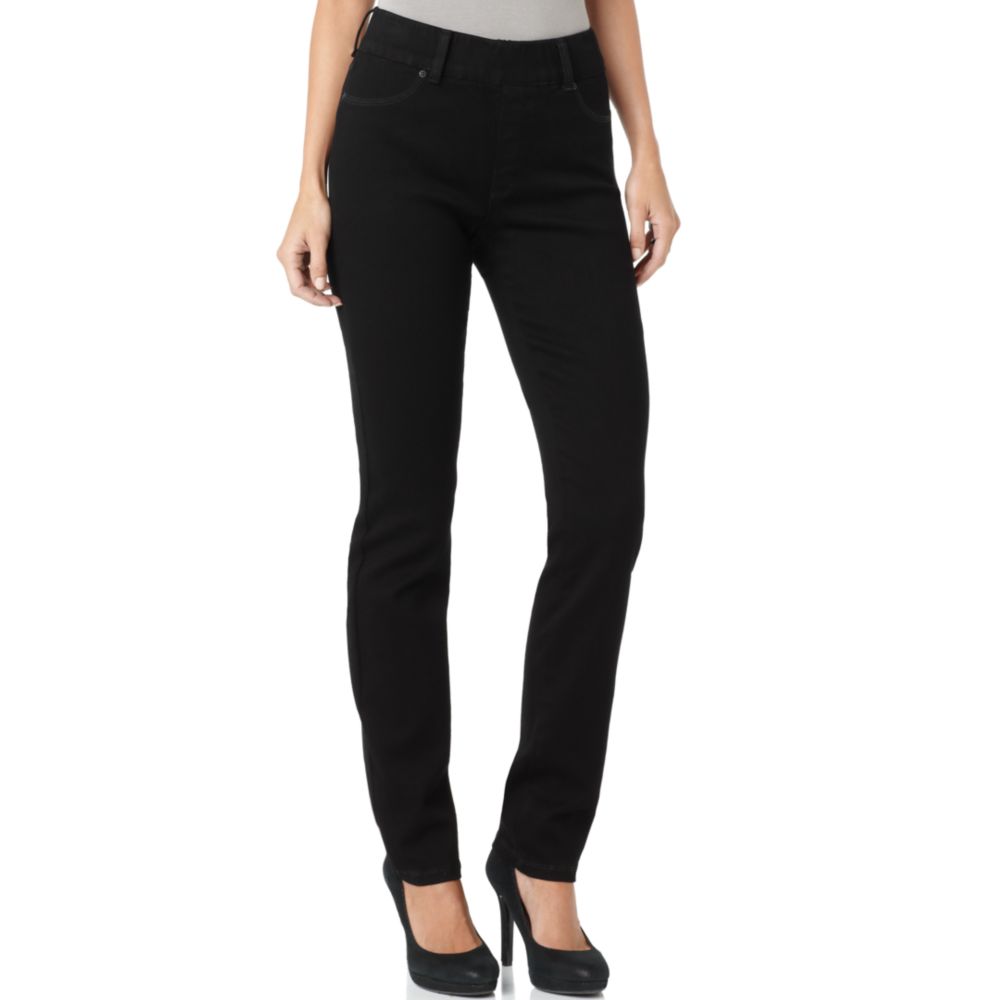 Not Your Daughter's Jeans Zury Jegging Skinny Jeans Black Wash in Black ...