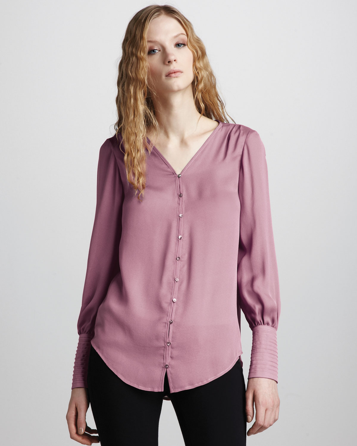 elizabeth and james silk shirt