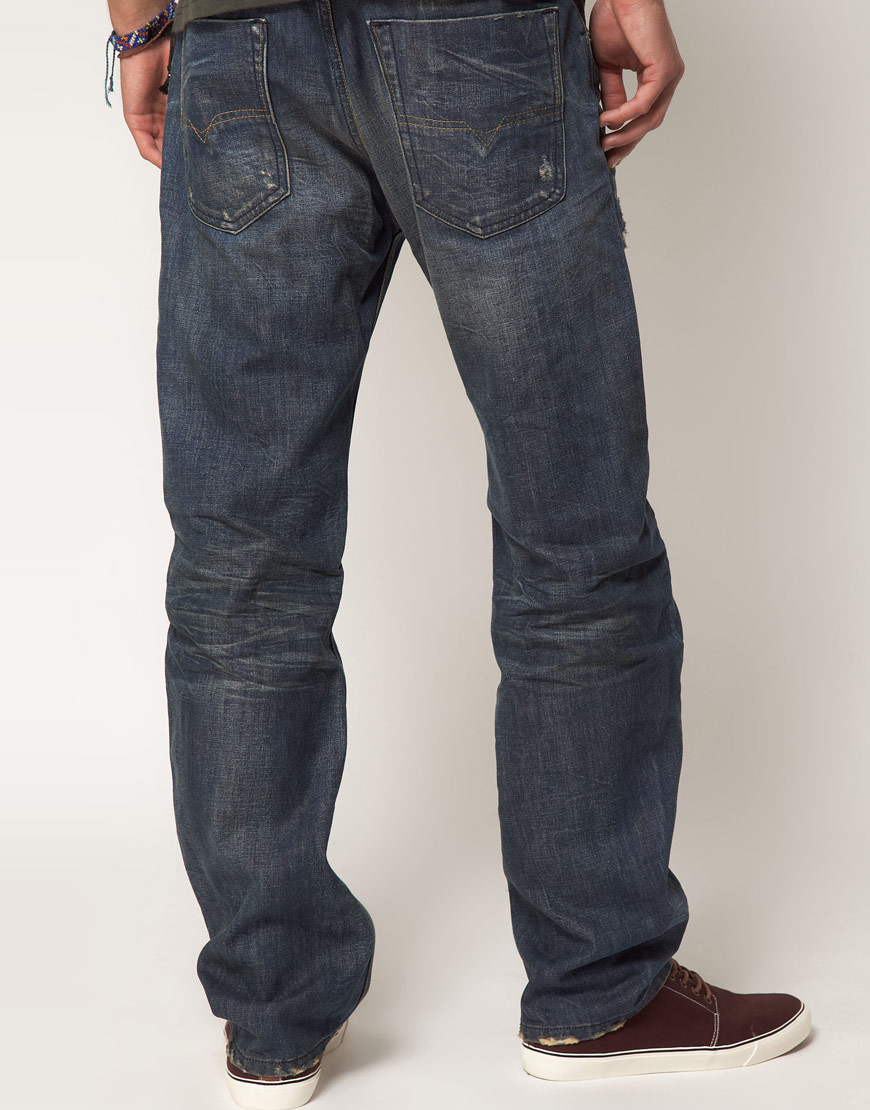 Lyst - Diesel Jeans Bravefort 801m Loose Tapered in Blue for Men