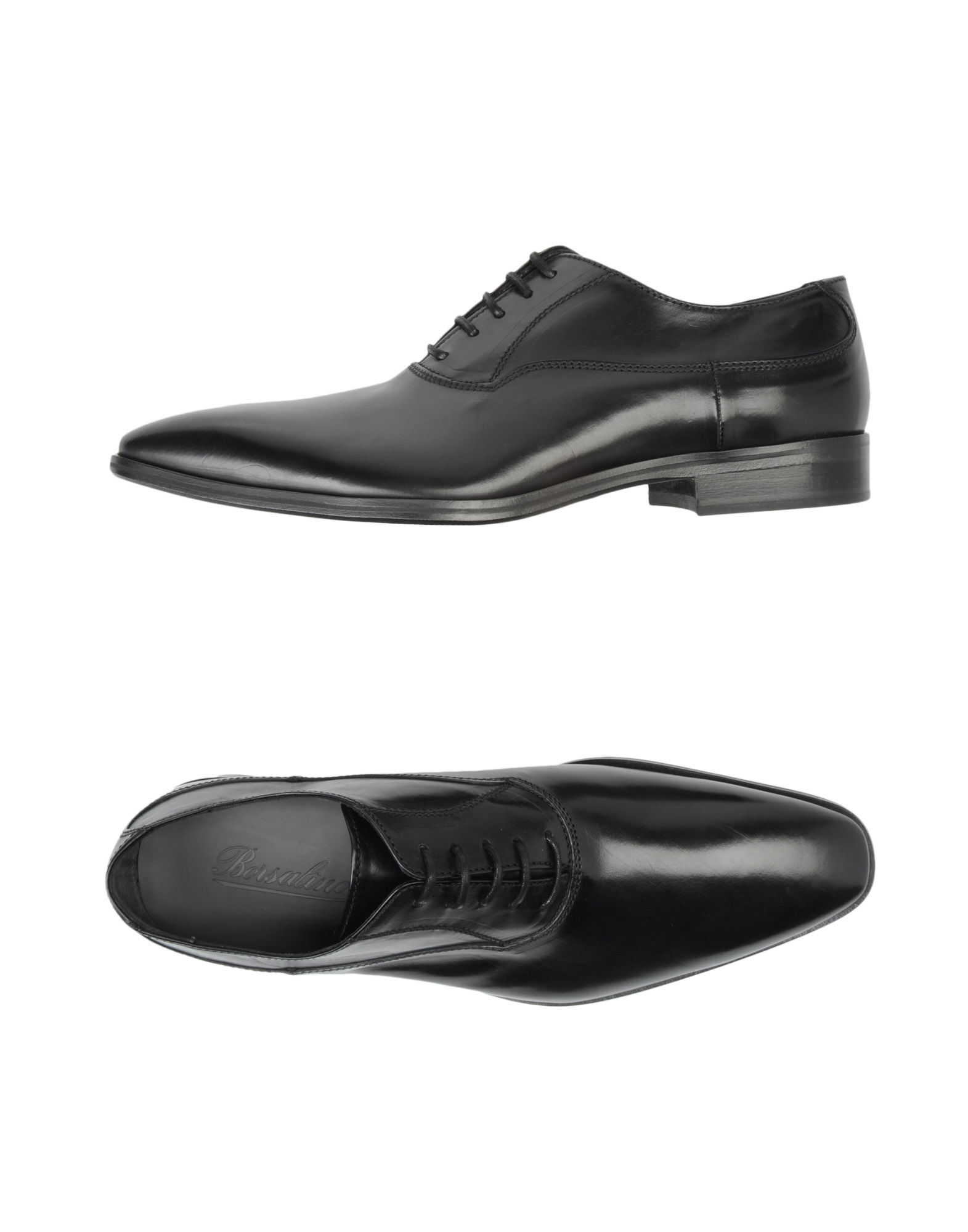 Borsalino Laced Shoes in Black for Men | Lyst