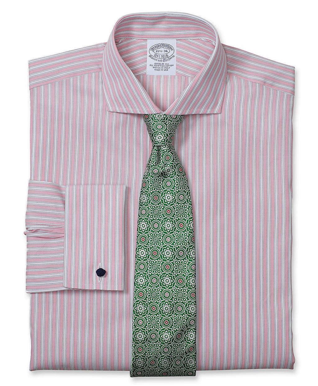 Brooks Brothers French Cuff Dress Shirt in Pink for Men | Lyst