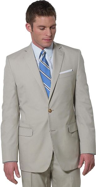Brooks Brothers Coolmax Poplin Fitzgerald Fit Suit in Gray for Men ...