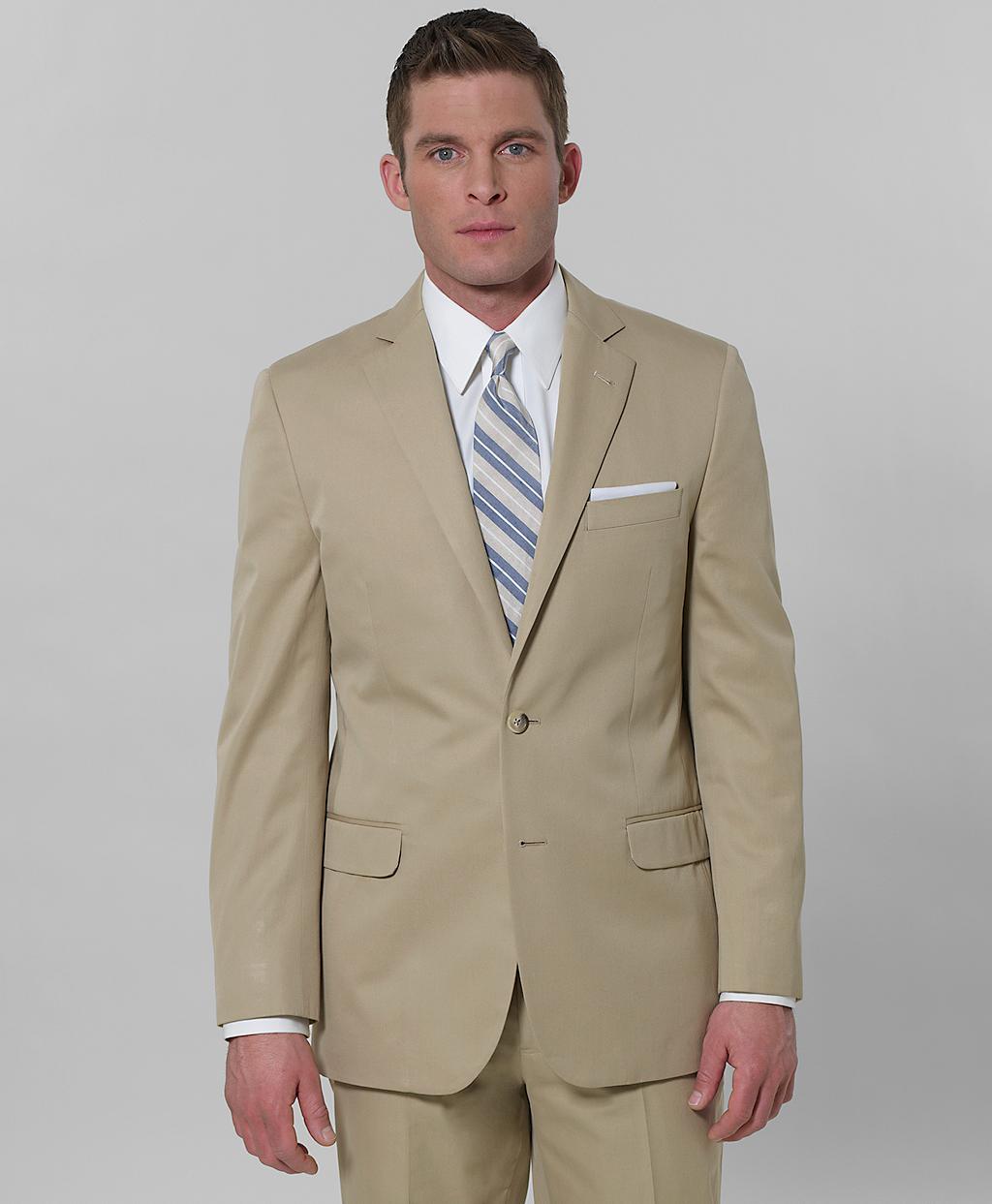 Lyst - Brooks Brothers Cotton Twill Fitzgerald Fit Suit in Natural for Men