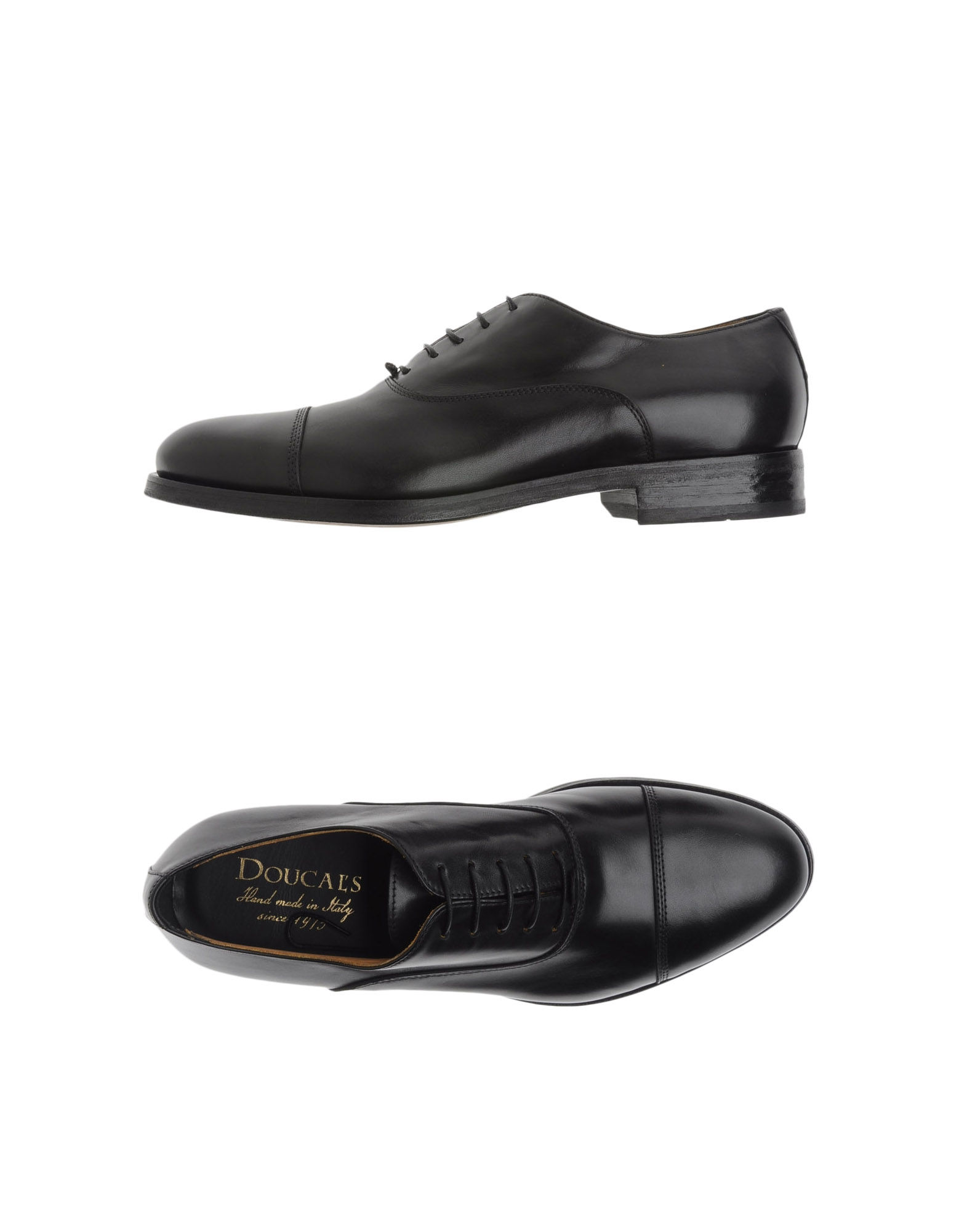Doucal's Laced Shoes in Black for Men | Lyst