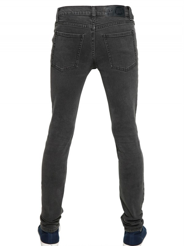 mens washed black jeans