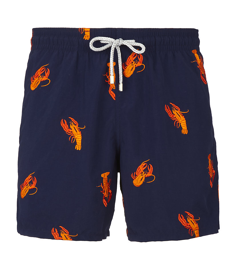 Vilebrequin Embroidered Lobster Swim Shorts in Blue for Men | Lyst