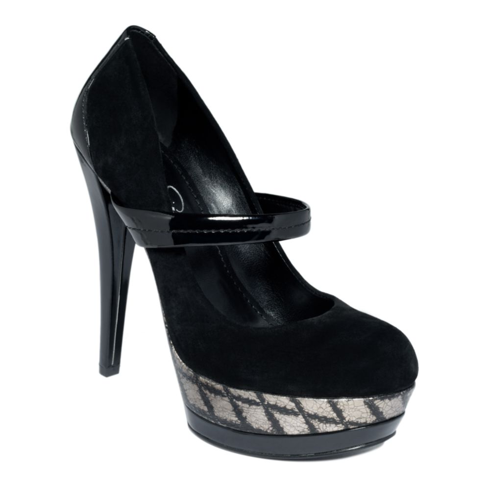 Jessica Simpson Cheetah Platform Pumps in Black Lyst