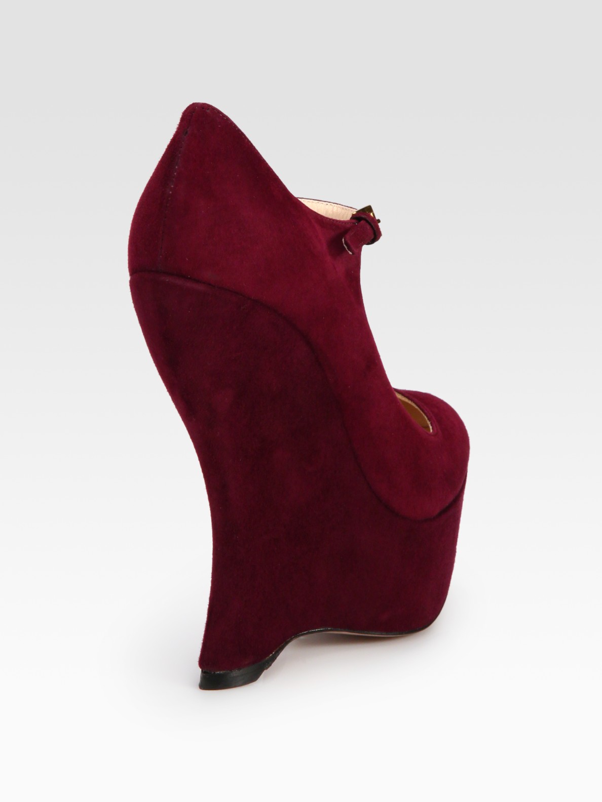 prada wedge pumps